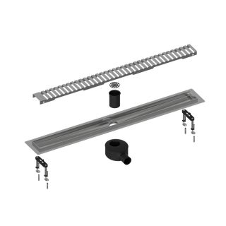 Душевой лоток Timo Drain System DS230108/01 80см с вставкой lines сатин